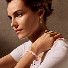 Colorful Natural Crystal Stone Handmade, 8mm Beaded Bracelet, Adjustable cord and Gemstone Round Beads for Women and Men