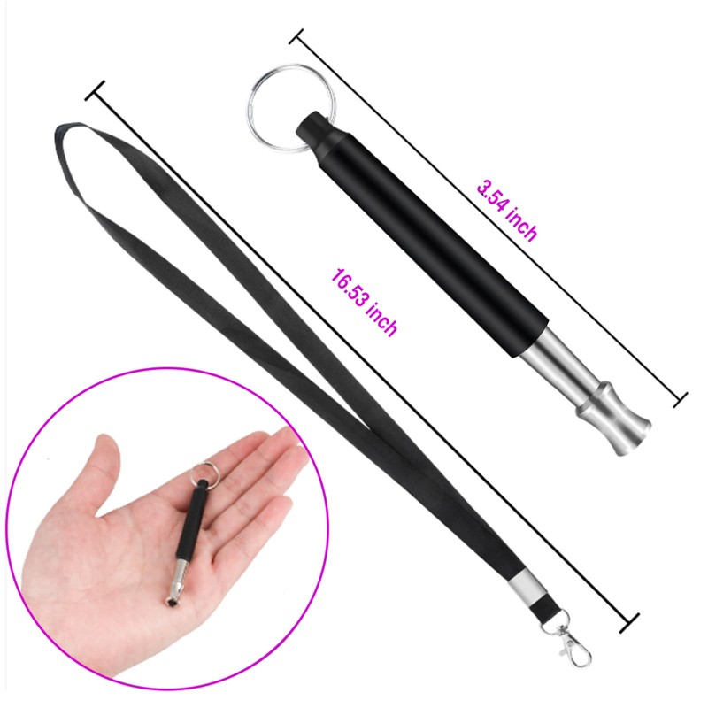 ICOUVA Dog Whistle [2 Pack], Professional Ultrasonic Dog Training Whistle