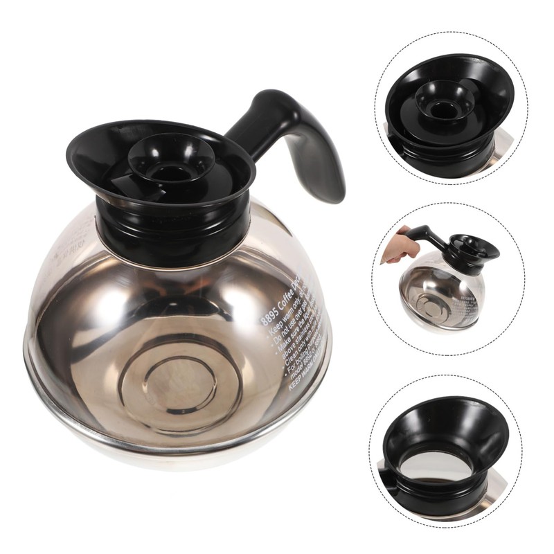 LABRIMP Stainless Kettle with Ergonomic Handle Induction Compatible Camping Coffee
