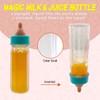 COSDOLLL Magic Disappearing Milk Bottle W/Pacifier, Pretend Play Feeding Toy