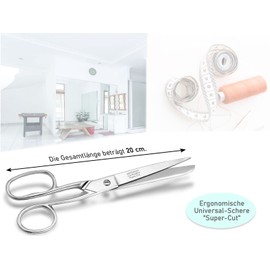 Paper Scissors - Craft Scissors Made of Rustproof Stainless Steel (20 cm)