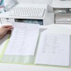 Delhi Recycle Lone Green Deli Index Clear File 40 Sheets