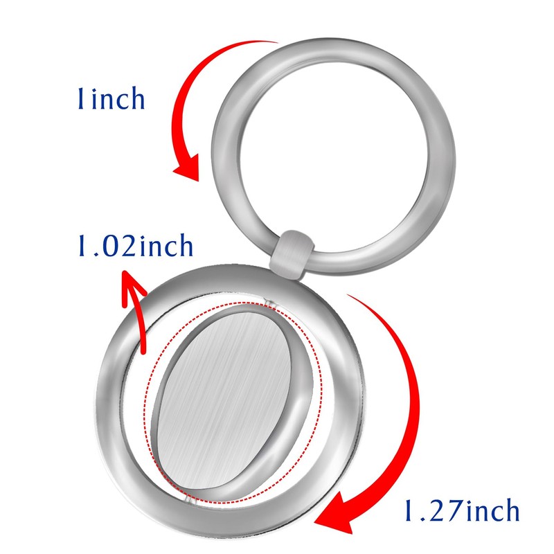 Laluminter New Parent Decision Keychain - Rotatable Dual-Mode Daddy's or