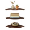 Relaxdays scaffale angolare, HLP: 3 x 18 x 18 cm,