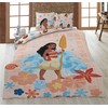 Aymax Moana Flowers Single Bed Linen Set, Reversible Duvet Cover