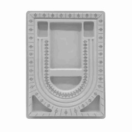 Mini Bead Board, Bead Measuring Beading Supplies Beading Mats, Trays & Boards Board Bead Boards for Jewelry Making Small Portable Bead Design Tray DIY Craft Tool for Girl and