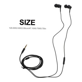 TEHAUX Wired in Ear Earphones with Plug Ergonomic Headphones for Phone Tablet and Laptop Powerful Bass Sound Quality Comfortable Fit for Long Listening Sessions Random Color