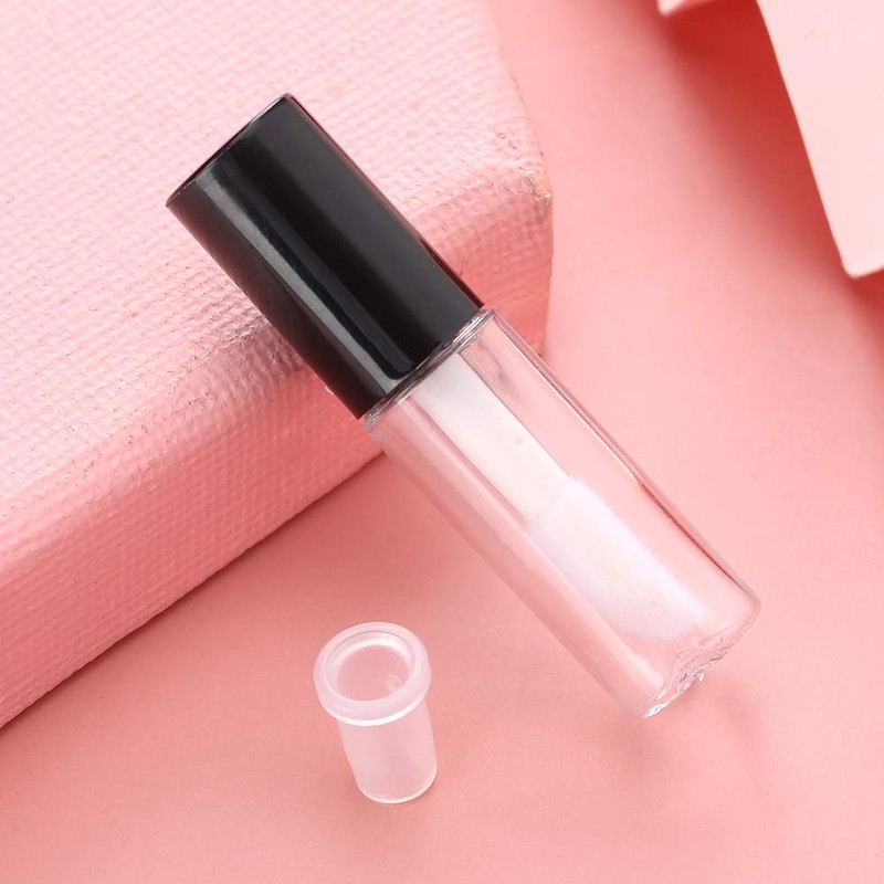 QANYEGN 45 Mini Lip Gloss Tubes, Refillable Lip Balm Bottles,
