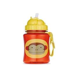 Vapewaves Kids Water Bottle Skip Hop Zoo Straw Bottle Monkey Toddler Water Drinking Bottle Spill Leakproof Gift For Childrens Sold By Kidzbuzz