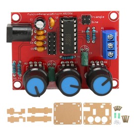2Pcs Signal Generator Kit Sine Triangle Square Output 1Hz‑1MHz 9‑12V DC Input Function Signal Generator with Case