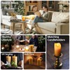 Natural Beeswax Candles 4 Packs, Beeswax Pillar Candles with 140