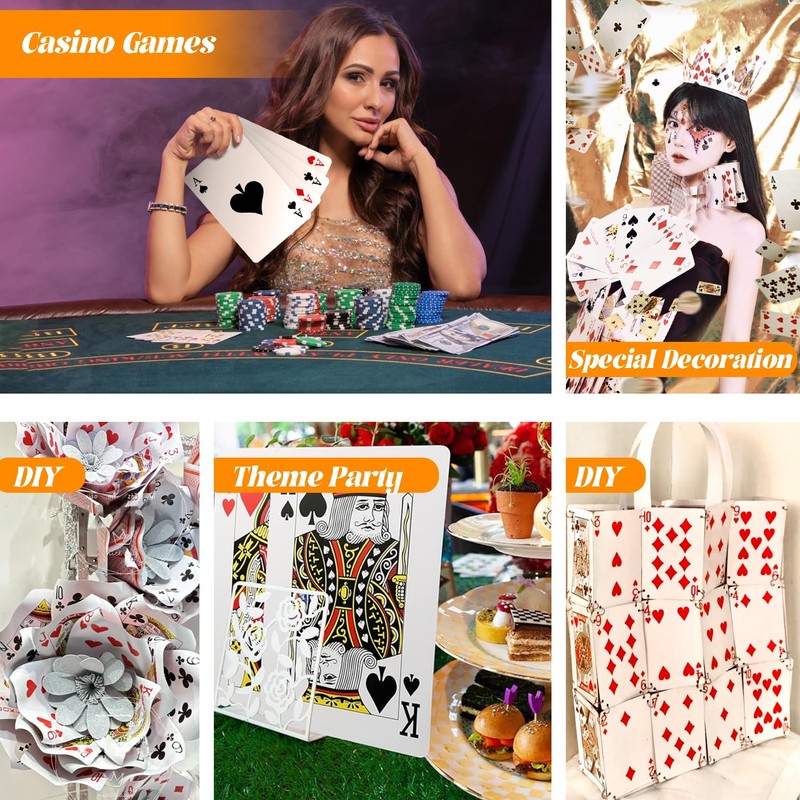 SeptCity Jumbo Playing Cards, Super Big Giant Game Theme Full