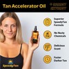 Premium Tan Accelerator Tanning Oil - For Sunbed Use &