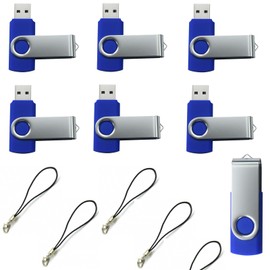 512MB USB Flash Drive 100 Pack Flash Drive 512MB Bulk USB Flash Drives 100 Pack Thumb Drives Memory Stick lcwamy USB (Blue, Wholesale, No Logo)