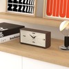 NEWGATE® Thunderbird Desk Clock | Retro Contemporary Rectangular Design |