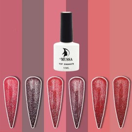 Mussa Top Efecto Diamante Para Gel Semipermanente Finish Uñas
