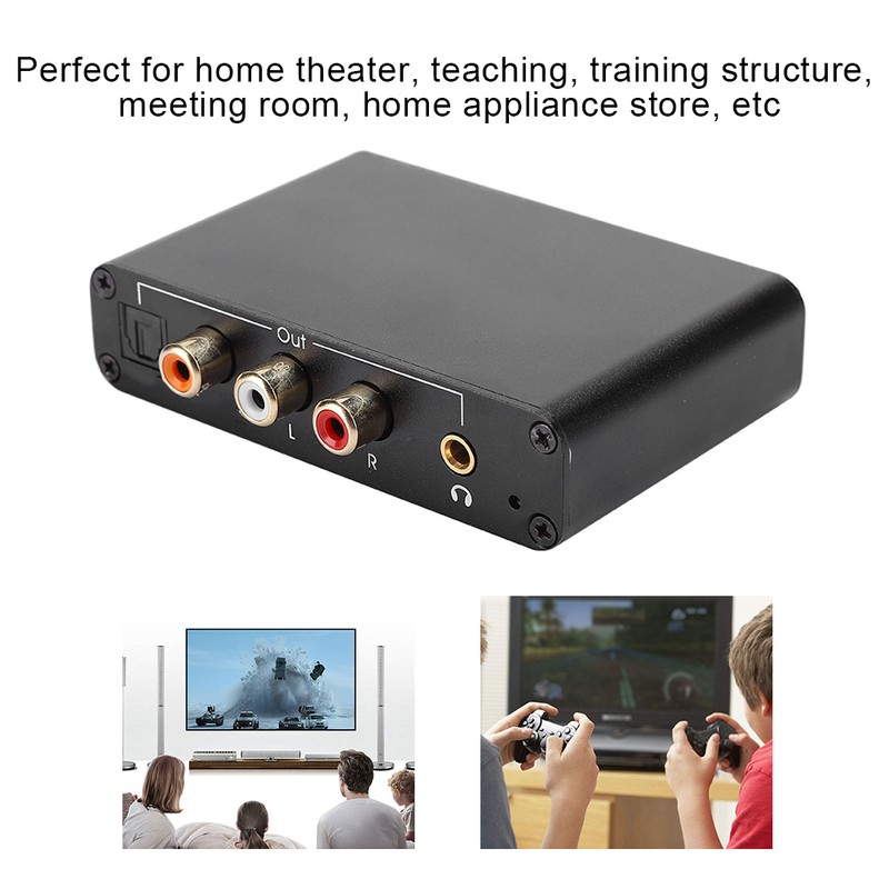 HDMI Audio Return Optical Coaxial Digital to Analog DAC Converter