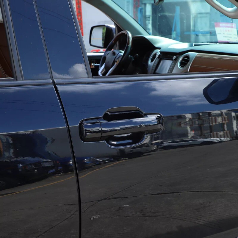 car-attention For 07-21 Toyota Tundra Crew GLOSS BLACK Door Handle