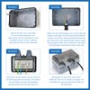 Marscharm Outdoor Socket 2-Way Waterproof Socket IP66 with Switch Indicator