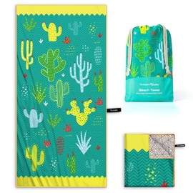 OCOOPA Beach Towel Microfiber, 160 * 80cm Large Travel Towel- Quick Dry, Sand Free, Compact, Lightweight-Beach Accessories