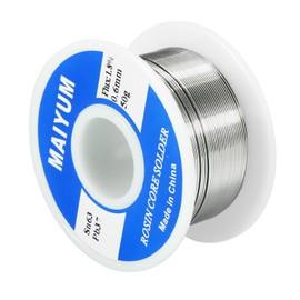 MAIYUM 63-37 Tin Lead Rosin Core Solder Wire for Electrical Soldering (0.6mm 50g)