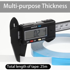 Heat Transfer Double Sided Tape with Strong Adhesive Thermal Adhesive Tape 0.5 inch x 82Feet Heavy Duty for Mounting CPU Heatsink Fixed Rug Install LED Light Strips Car Indoor and Outdoor