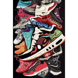 RMSGOZO Diamond Painting Various Shoes - DIY Diamond Painting Full Round Diamond Gemstone Crystal Art Cross Stitch Kit, for Adult, for Wall Decor & Bathroom Decor Gifts (12 X 16 Inch)