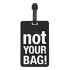 PATIKIL Luggage Tag (Not Your Bag), PVC Funny Travel Baggage