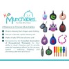 Munchables Chewable Leaf Pendant - Sensory Chew Necklace for Girls