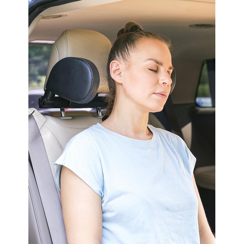 Oasser Car Neck Pillow Retractable Neck Support for Car Black