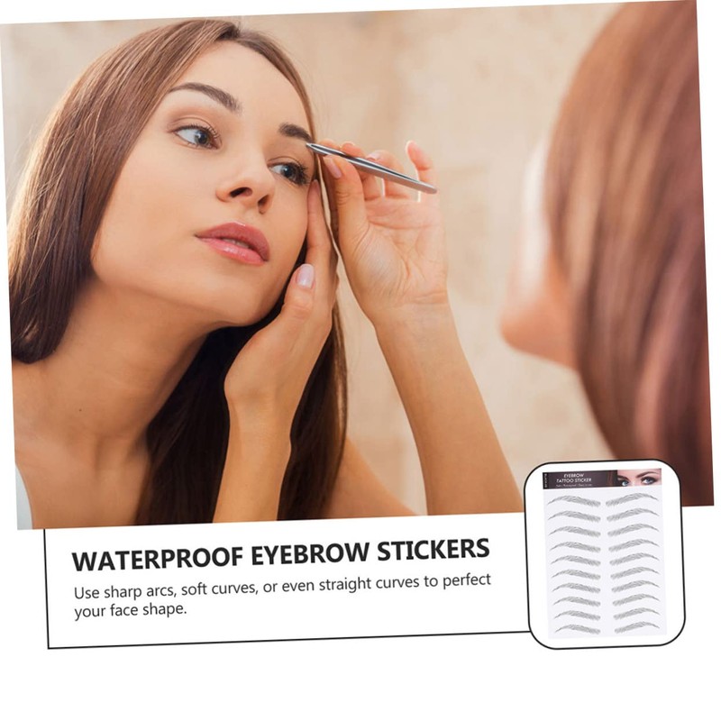 Baluue Sets Instant Temporary Brow Eyebrow Colours for Sparse Brows