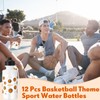 Maxdot 12 Pcs Squeeze Reusable Plastic Water Bottle Bulk 18