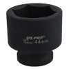 44mm 3/4in Drive Shallow Metric Impact Impacted Socket 6 Sided