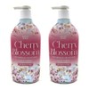 Happy Bath Cherry Blossom Body Wash 900g (2 packs) / 해피바스 체리 블로썸 바디워시 900g 2개