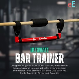 Ultimate Bar Trainer – Professional Gymnastics Training Aid | Master Back Hip Circle, Front Hip Circle & Drop Kip on Bars.