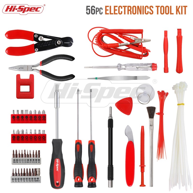 Hi-Spec 56pc Electronics Repair & Opening Tool Kit Set for