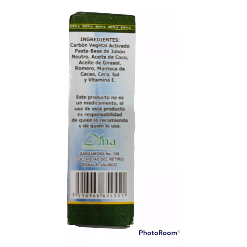 Dina Jabón Carbón Vegetal / Activado 120gr