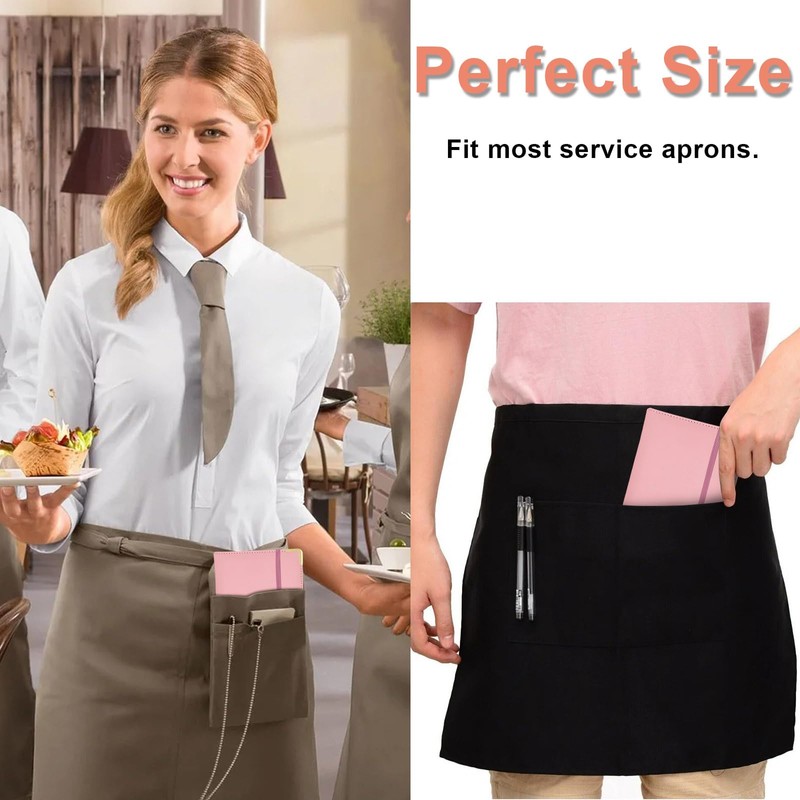 YeeCASE Server Book, Painted Server Books for Waitress, Durable Leather