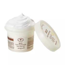 Skin Food 스킨푸드 라이스데일리 브라이트닝 마스크 워시오프 210g Skinfood Rice Daily Brightening Wash-off Mask 210g [Rice Brightening Mask Wash Off (+ Brush)]