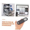 Operitacx Magnetic Dishwasher Clean Dirty Indicator Sign Gray Stylish Magnet