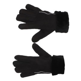 Harrys-Collection Women's Real Lambskin Glove, black