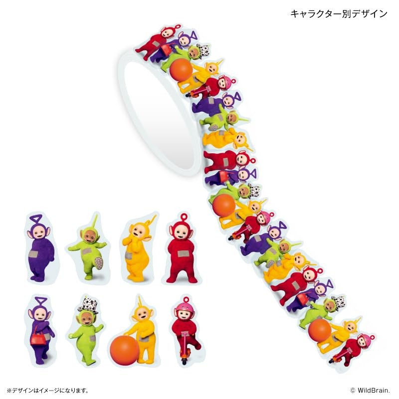 Teletubbies Bande Masking Tape 1 (Character Design)