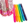 Girabrilla Unicorn Striped Sequin Pencil Case with Accessories