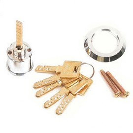 Auxiliary Lock Set: Hexagonal/Flat Key for Entrance & Fire Doors Lock Type B - Hexagonal Key
