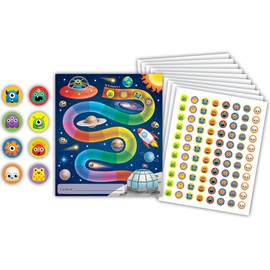 Teacher Created Resources Out of This World Reward Trackers with Stickers (TCR6866)