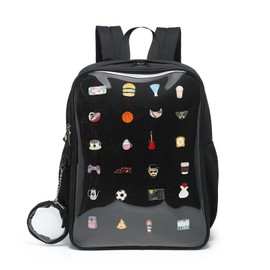 CHERRY SAUCE Unisex Ita Bag with insert Pin Kawaii Cute Display Backpack Anime Cosplay Outdoor Mountain Climbing