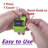 GOGO ABS Handheld Tally Counter, 4 Digit Display Clicker, for