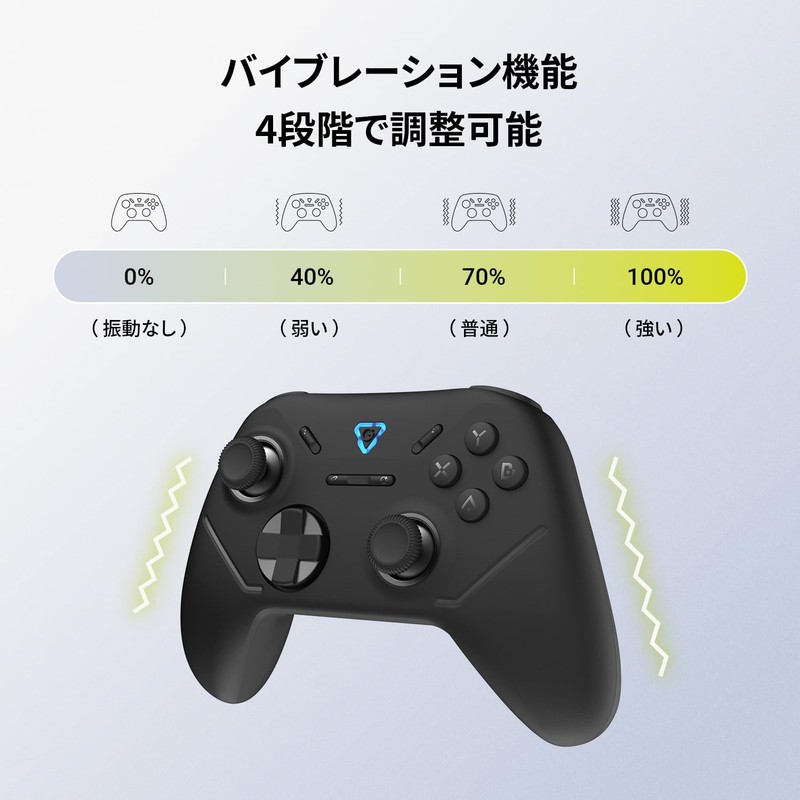 GRAPHT Omni コントローラー 【ブラック】ホールエフェクト センサー 搭載 ポーリングレート 1000Hz モーションセンサー ジャイロ