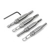 Set of 4 HSS Hinge Drill Bit Set Hinge Drill