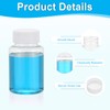 PATIKIL 20 Pcs 100ml Reagent Bottles, PET Wide Mouth Round